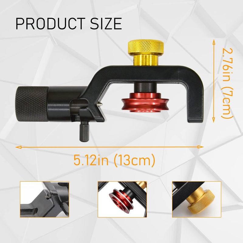 Young Dance Armored Cable Stripper 4-10mm Wire Stripper Coax Mid Span Cable Radial Cutter Slitting Ring Tools Coax Round Cable Jacket Stripping Armored Fiber Optic Cable Stripper Tools - Image 2